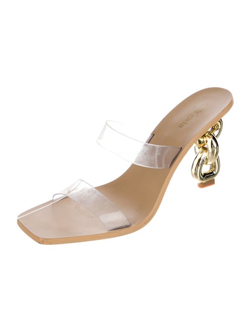 Cult Gaia PVC Chain-Link Accents Slides