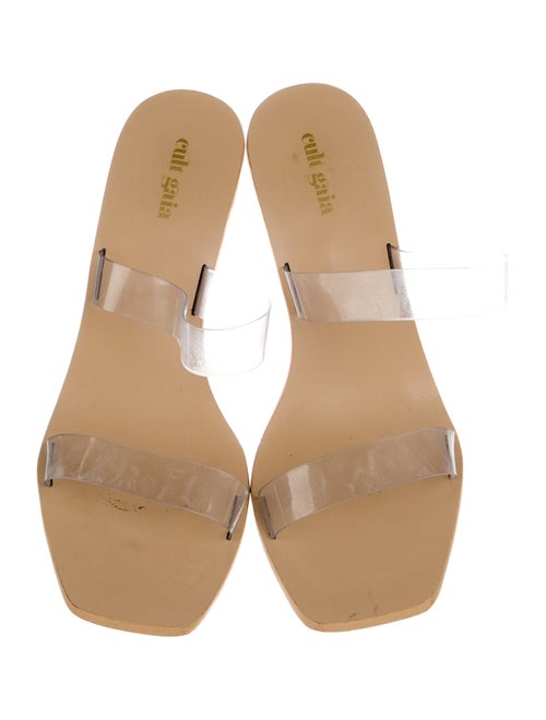 Cult Gaia PVC Chain-Link Accents Slides