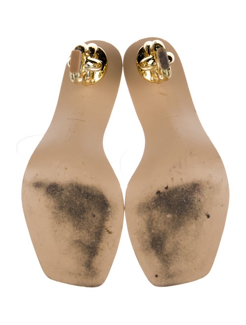 Cult Gaia PVC Chain-Link Accents Slides