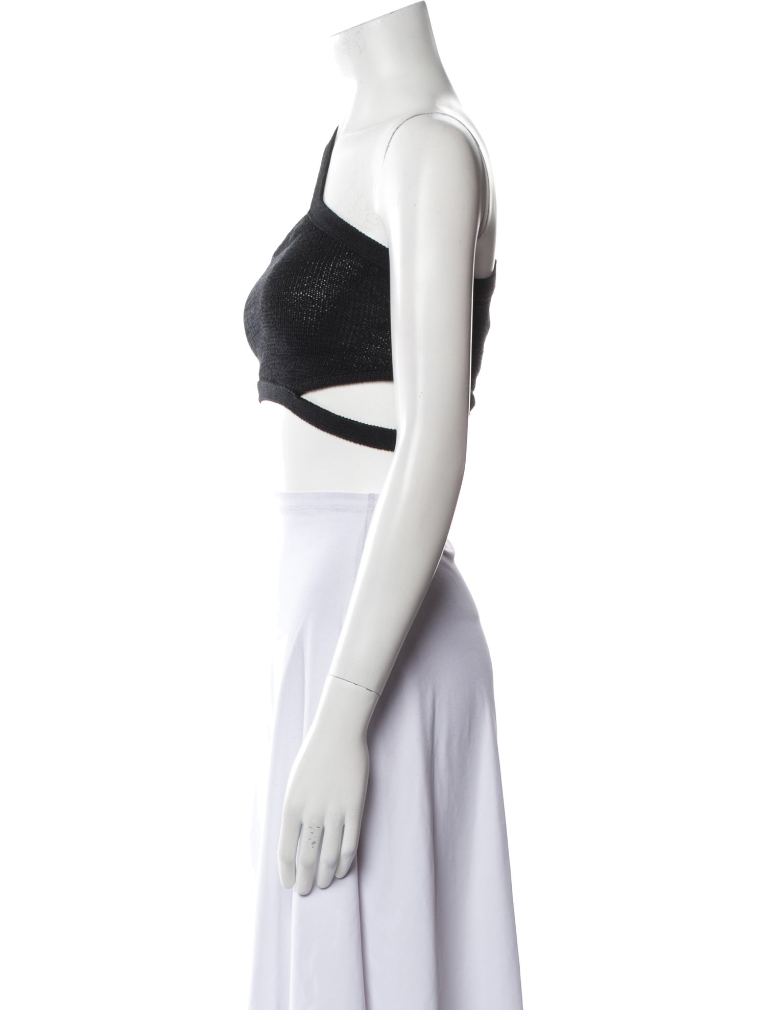 Cult Gaia One-Shoulder Sleeveless Crop Top w/ Tags