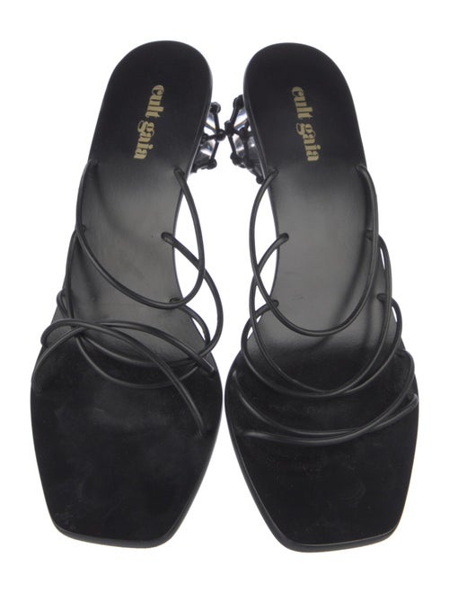 Cult Gaia Leather Slides