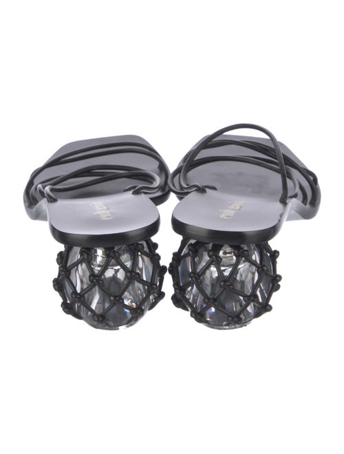 Cult Gaia Leather Slides