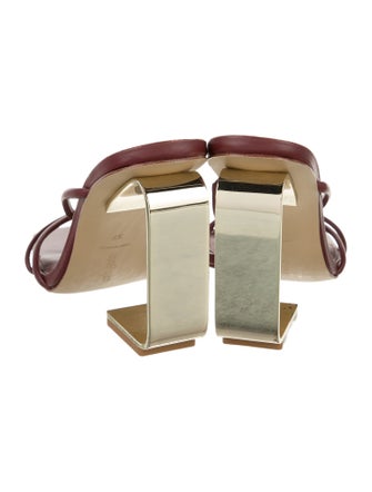 Cult Gaia Leather Slides