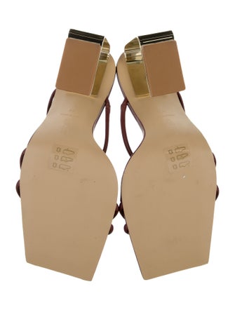 Cult Gaia Leather Slides