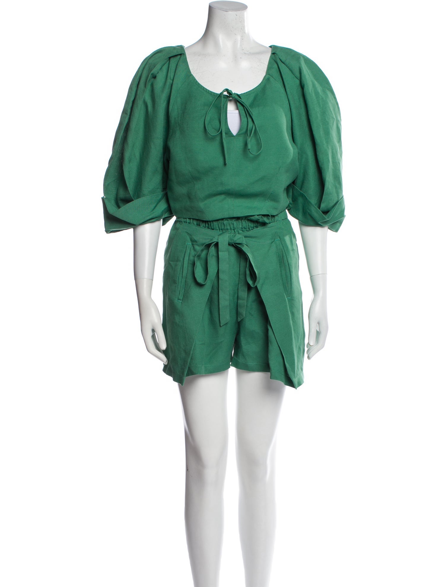 Cult Gaia Linen Skirt Set