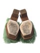 Cult Gaia Shearling Mules