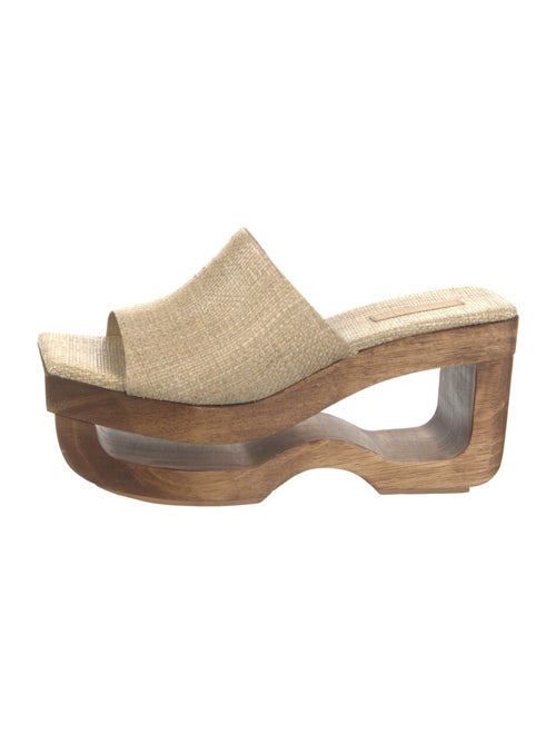 Cult Gaia Straw Slides