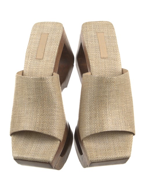 Cult Gaia Straw Slides