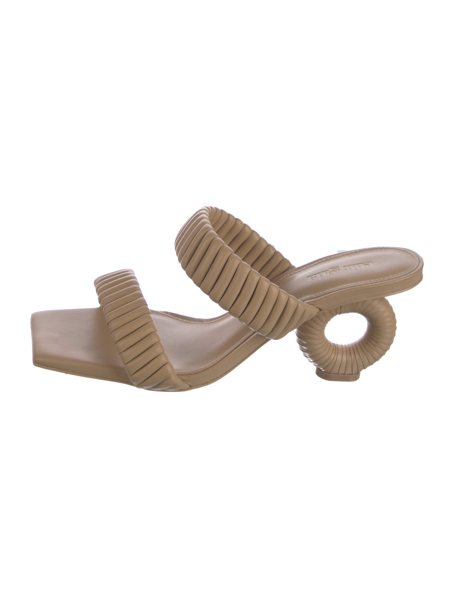 Cult Gaia Leather Slides