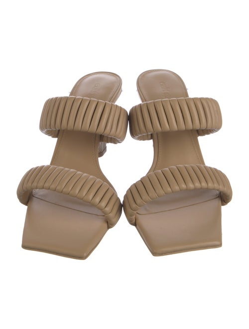 Cult Gaia Leather Slides