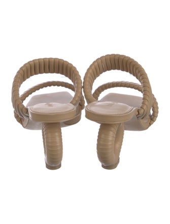 Cult Gaia Leather Slides