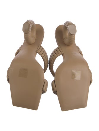 Cult Gaia Leather Slides