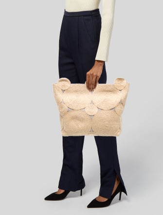 Cult Gaia Wicker Minaudière