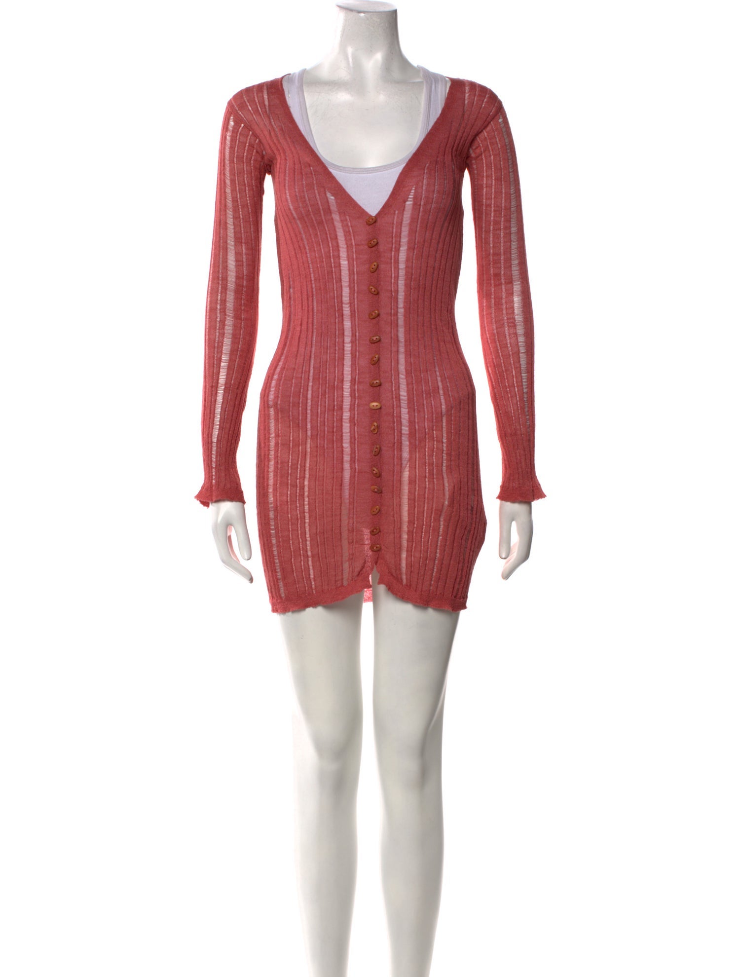 Cult Gaia V-Neck Mini Dress