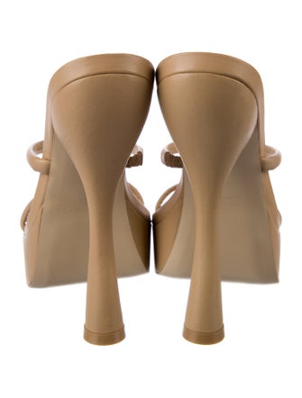 Cult Gaia Leather Slides