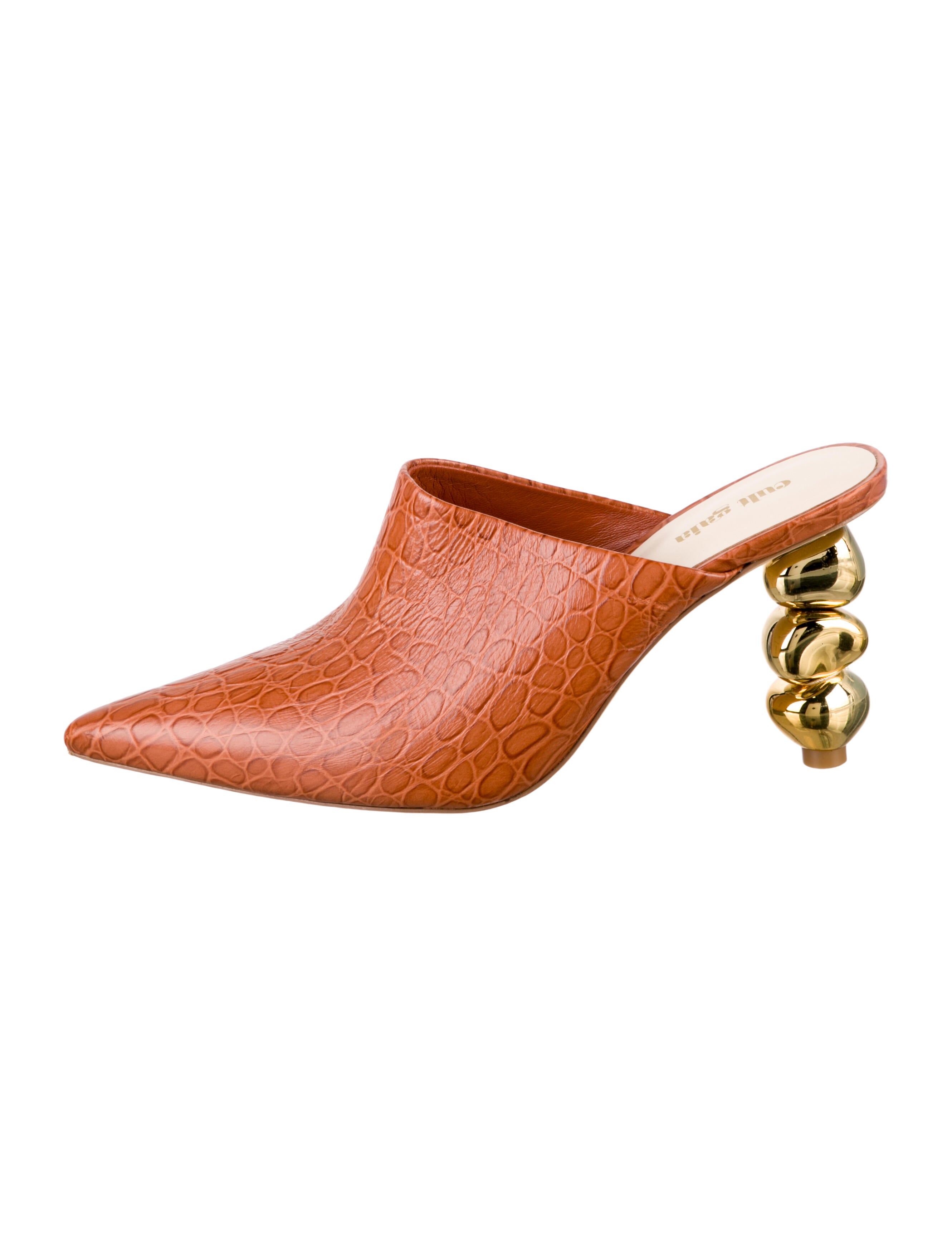 Cult Gaia Leather Mules