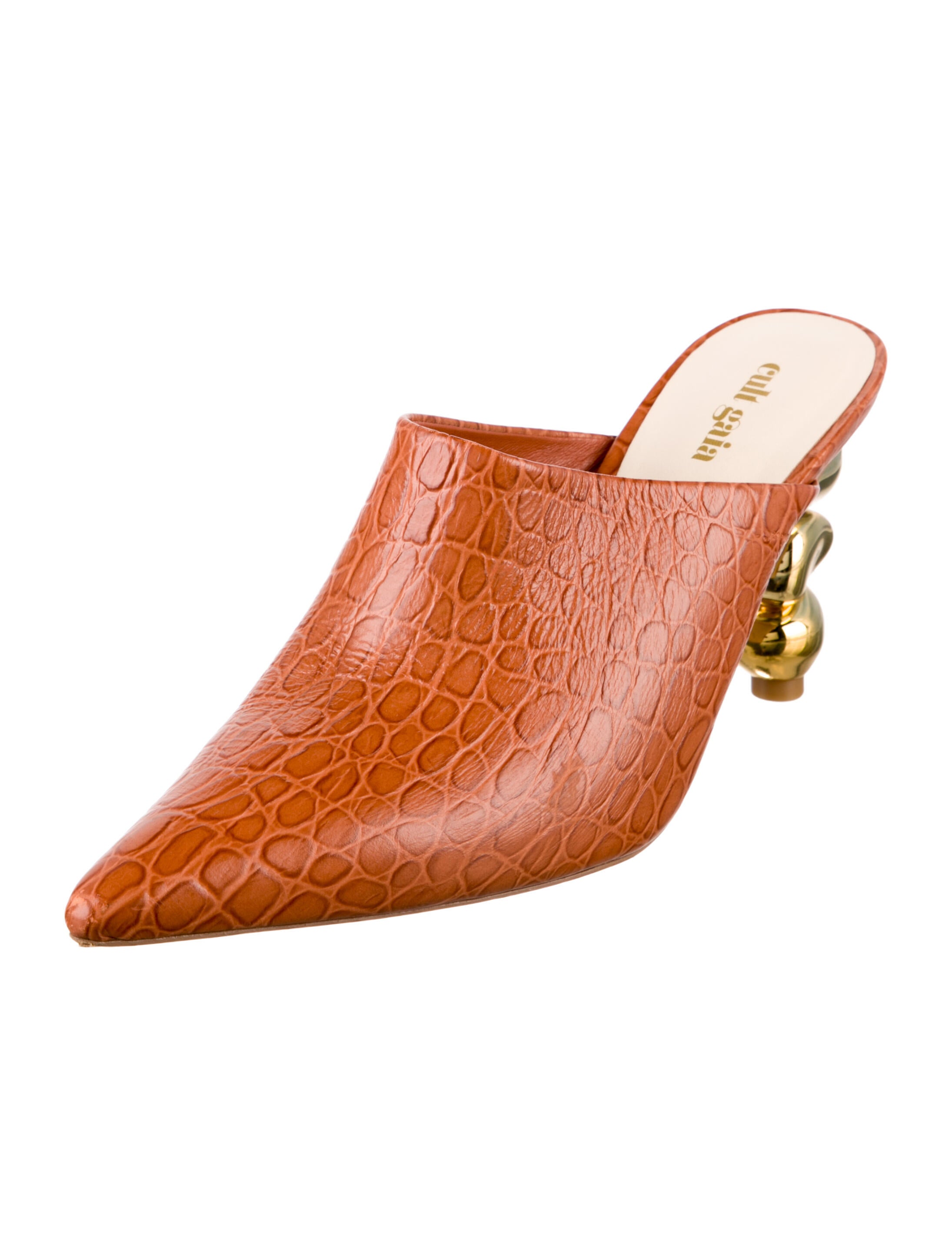 Cult Gaia Leather Mules