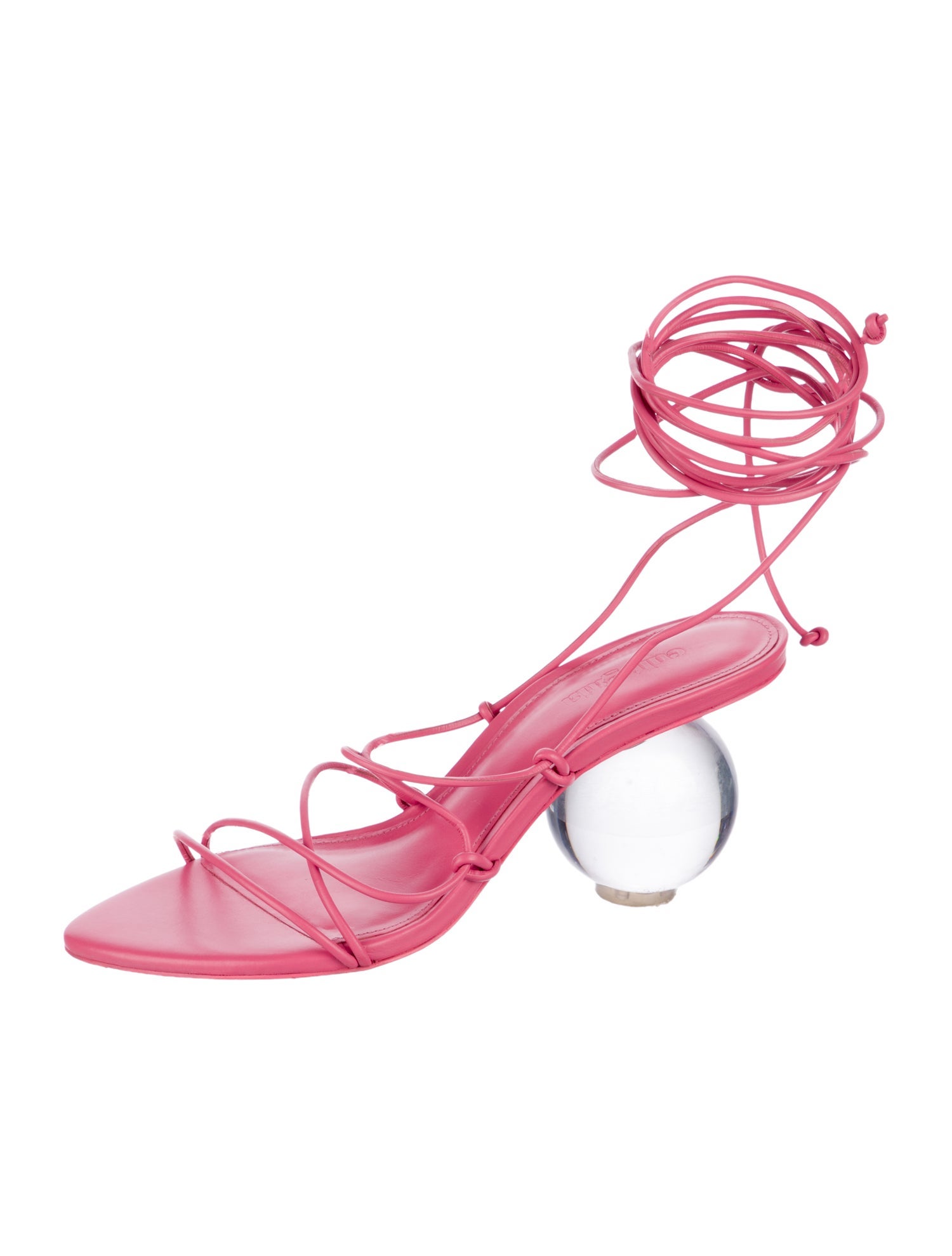 Cult Gaia Leather Gladiator Sandals