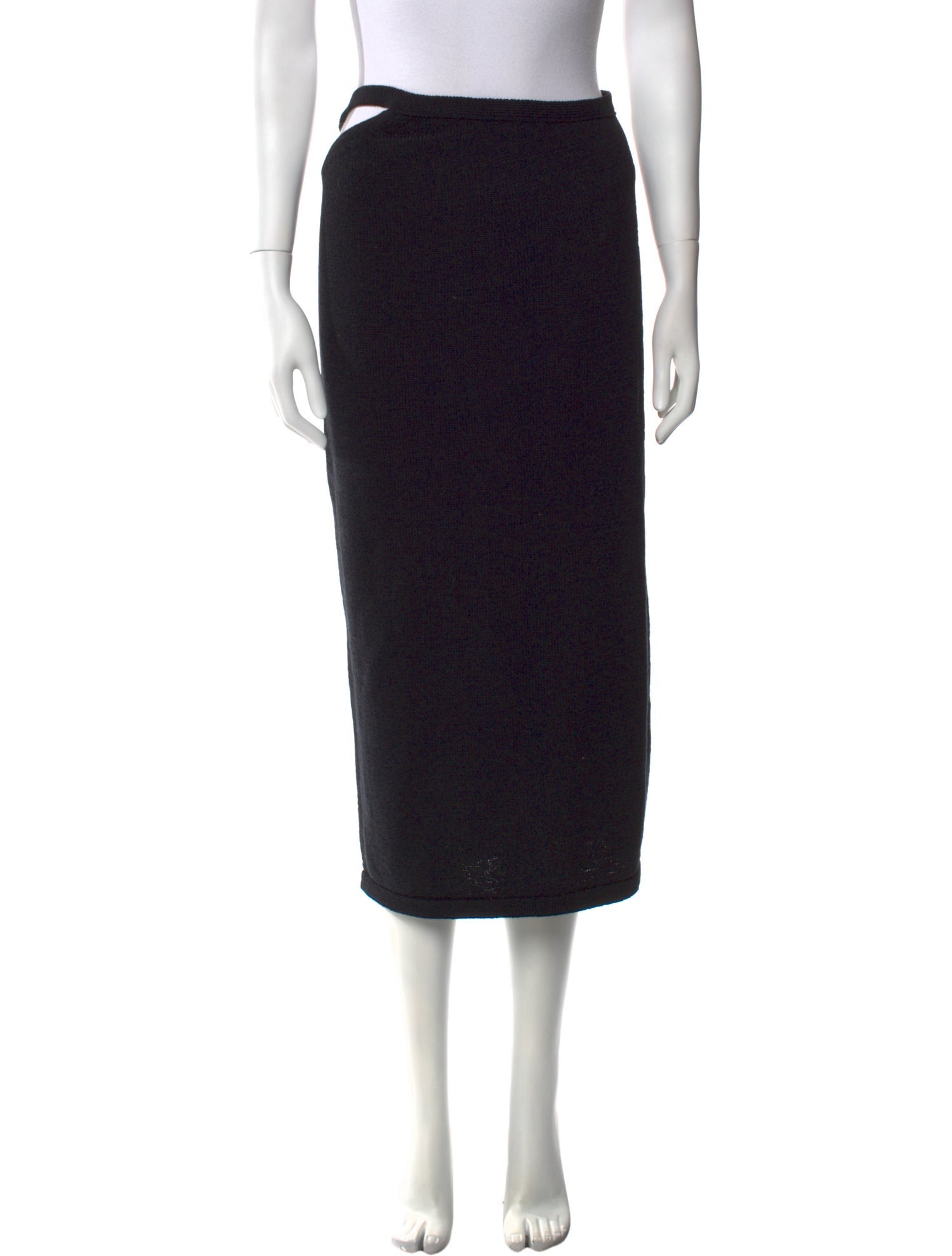 Cult Gaia Cutout Accent Midi Length Skirt