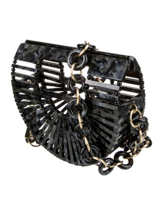 Cult Gaia Acrylic Top Handle Bag