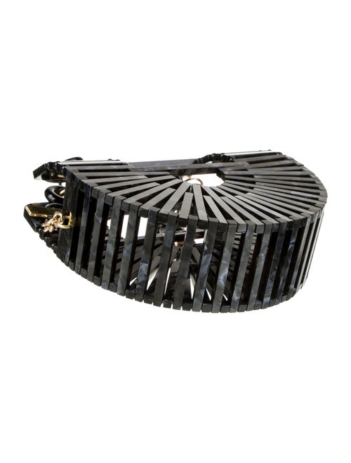 Cult Gaia Acrylic Top Handle Bag