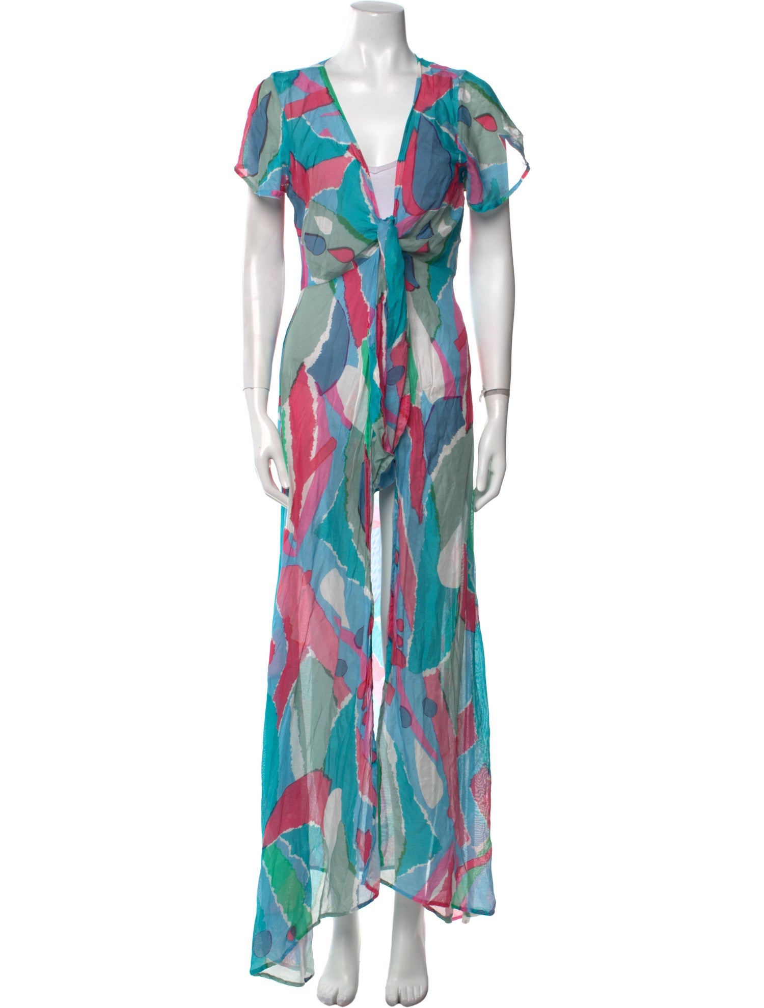 Cult Gaia Silk Long Dress