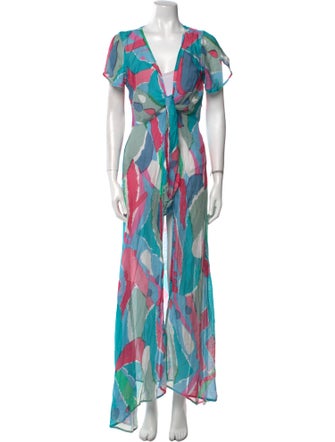 Cult Gaia Silk Long Dress
