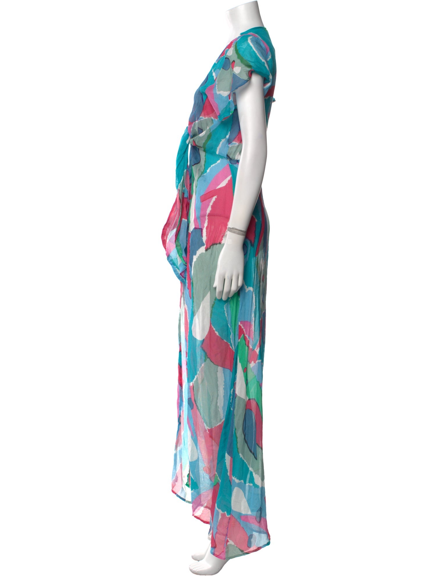 Cult Gaia Silk Long Dress