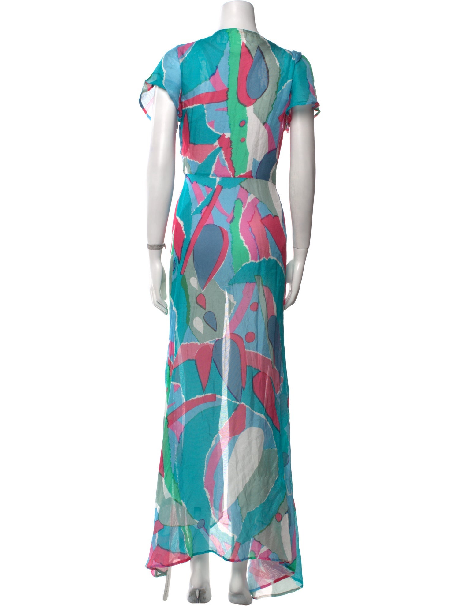 Cult Gaia Silk Long Dress