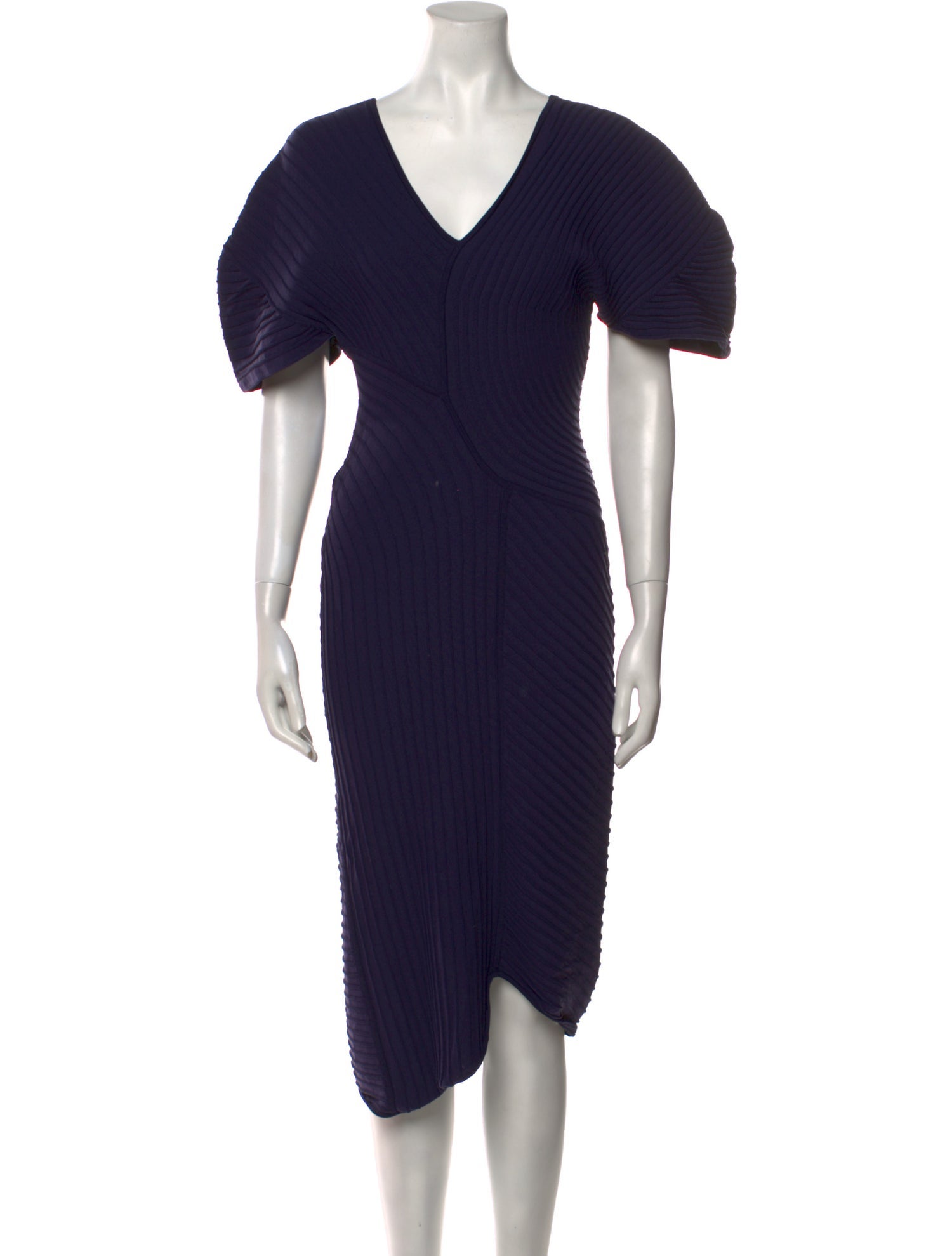 Cult Gaia V-Neck Midi Length Dress