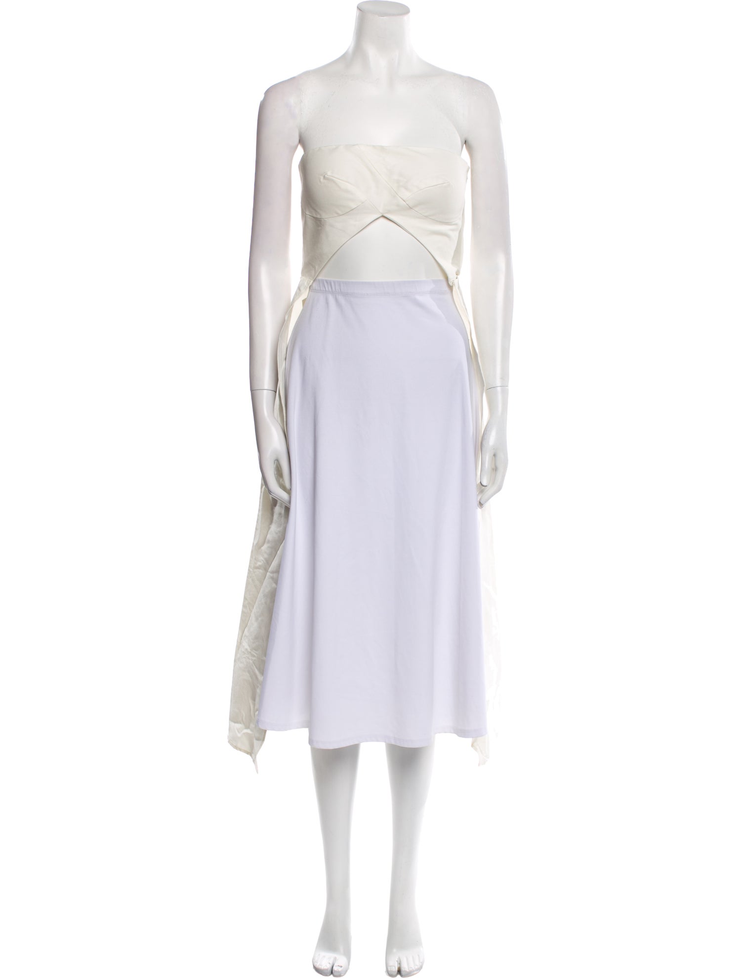 Cult Gaia Strapless Crop Top