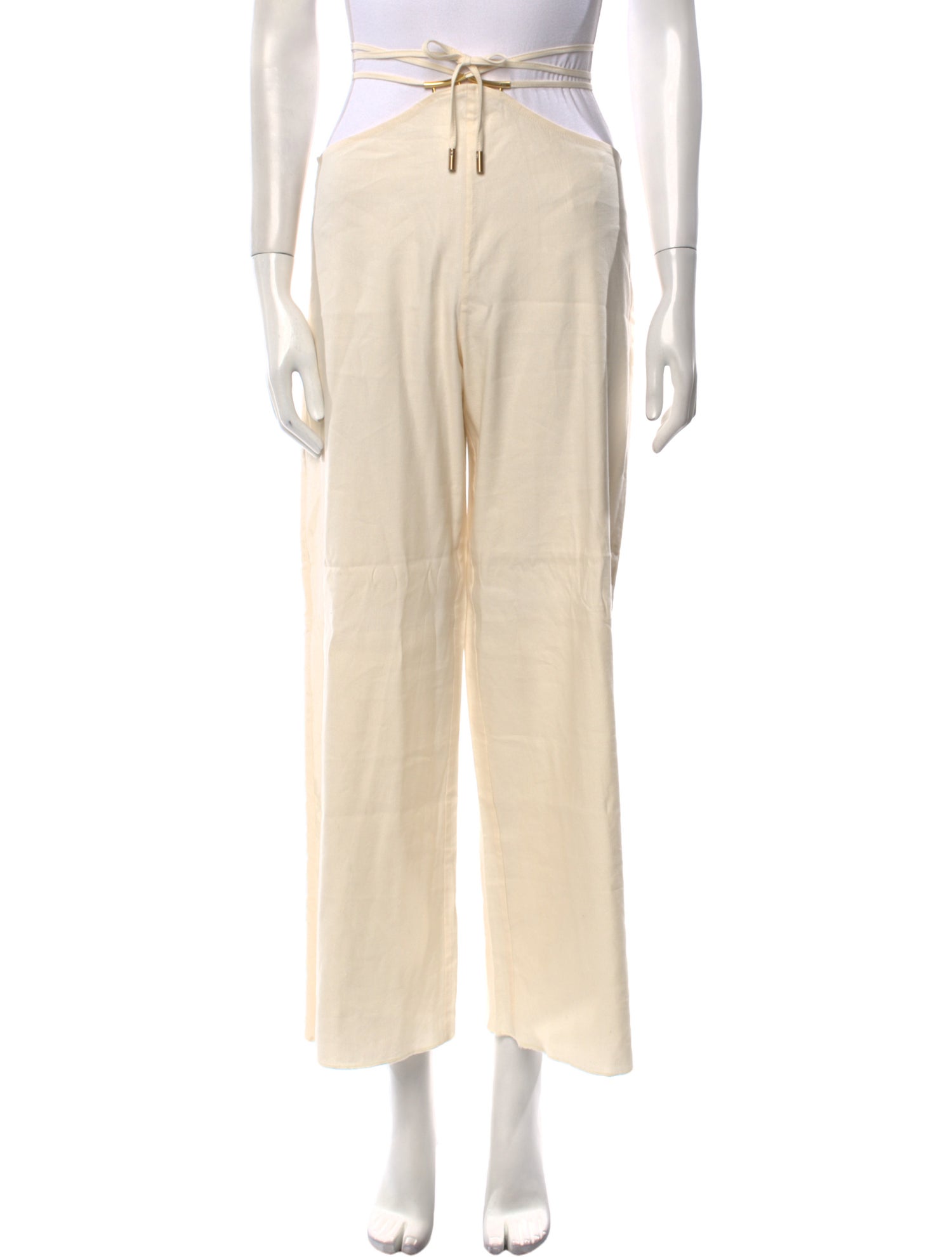 Cult Gaia Linen Wide Leg Pants