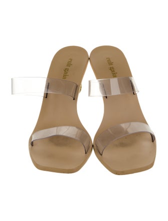 Cult Gaia PVC Chain-Link Accents Slides