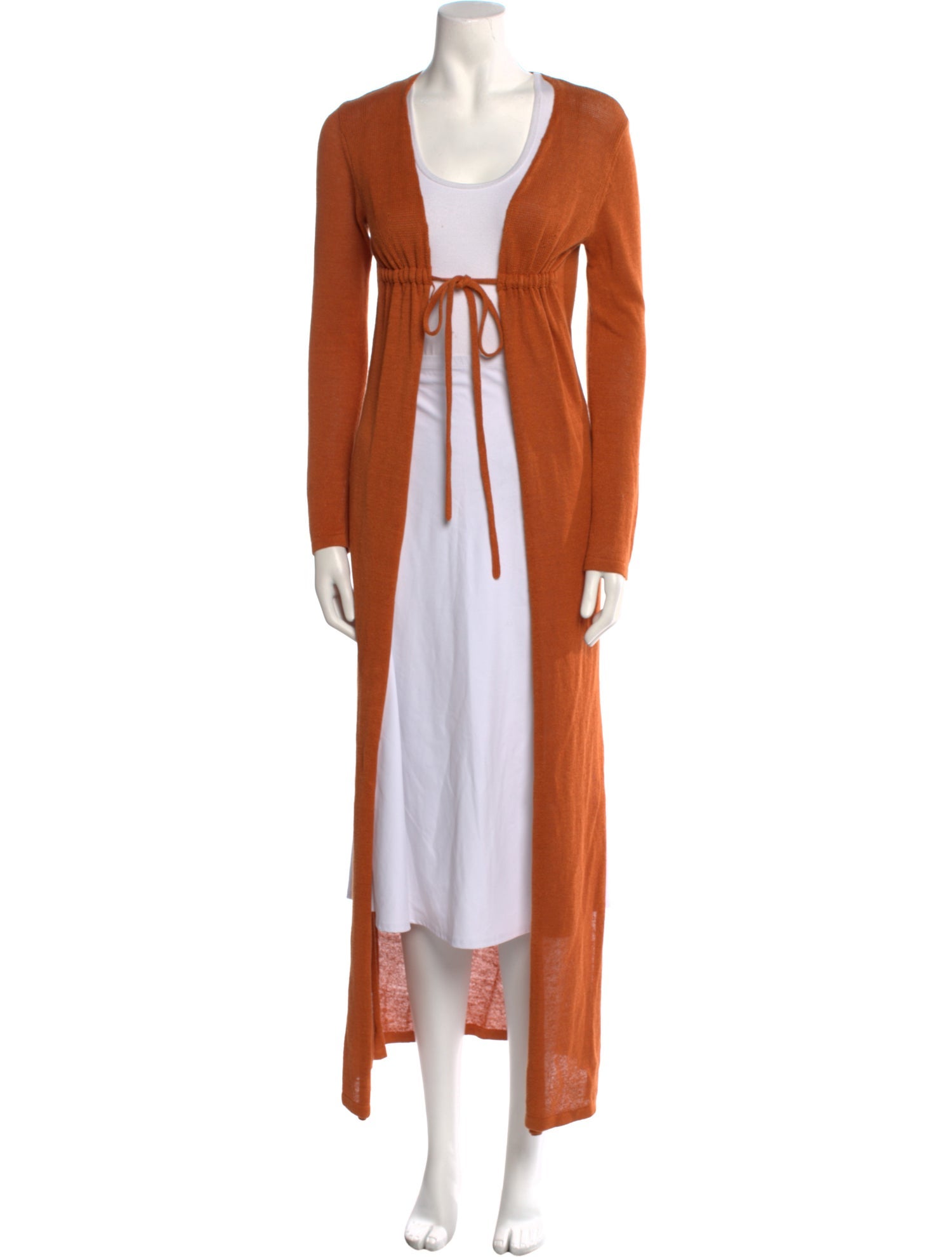 Cult Gaia Linen V-Neck Sweater