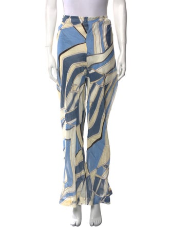 Cult Gaia Printed Wide Leg Pants