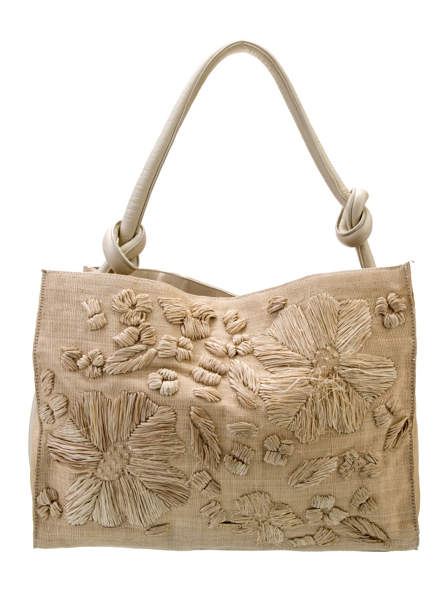 Cult Gaia Raffia Shoulder Bag