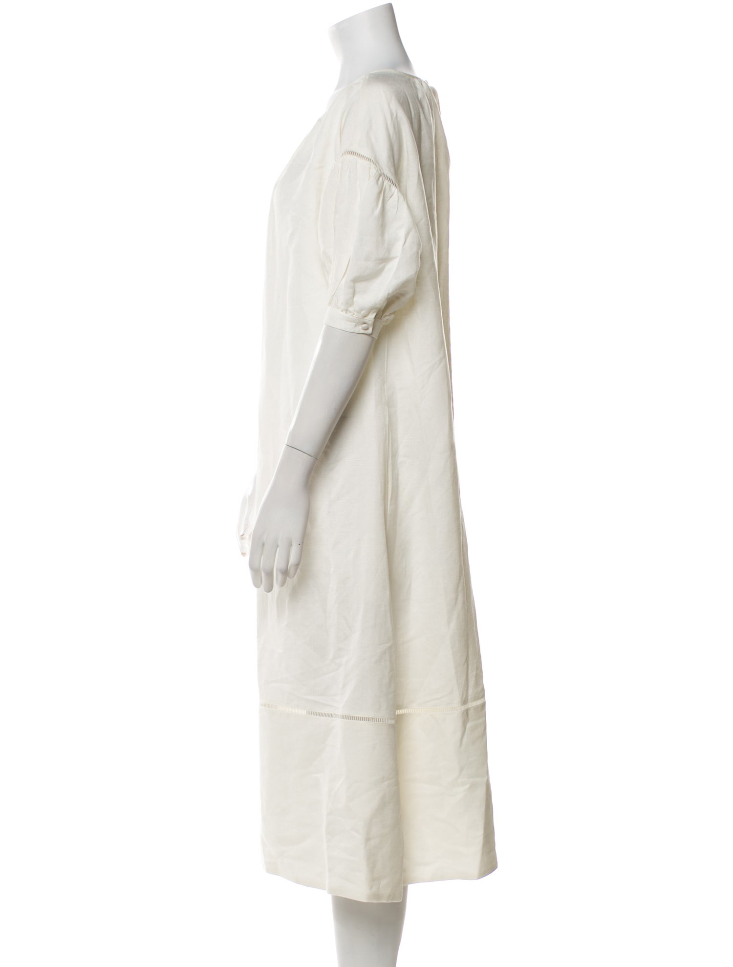 Cult Gaia Scoop Neck Midi Length Dress