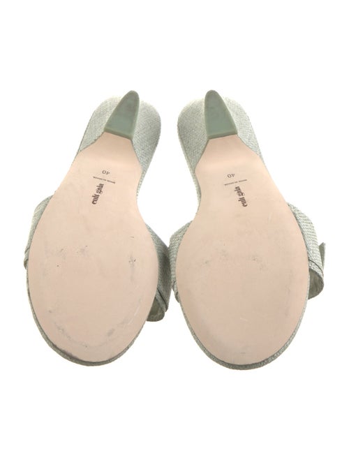 Cult Gaia Straw Slides