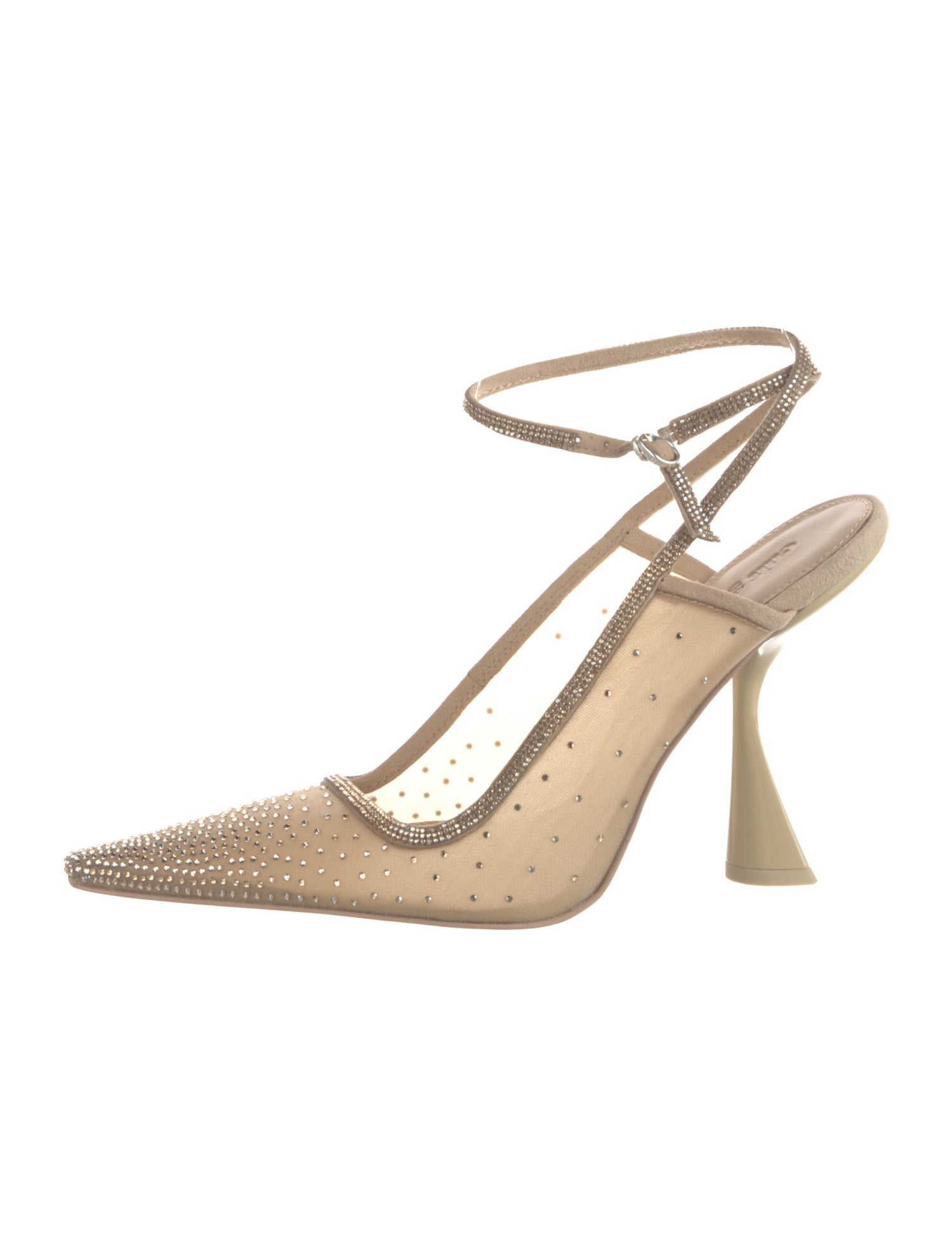 Cult Gaia Polka Dot Print Slingback Pumps