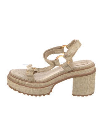 Cult Gaia Straw Espadrilles