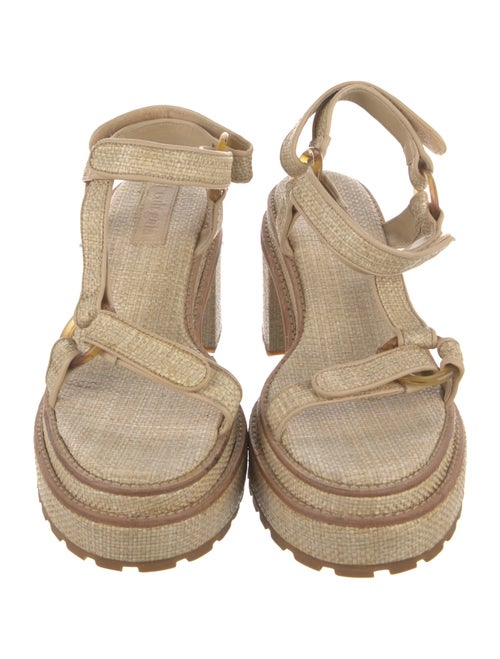 Cult Gaia Straw Espadrilles