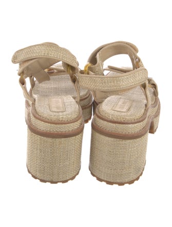 Cult Gaia Straw Espadrilles
