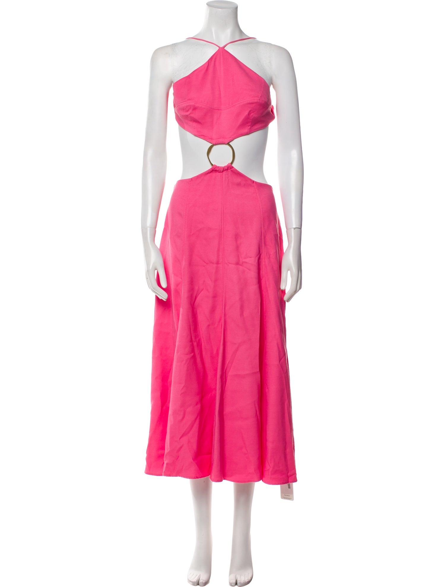 Cult Gaia Halterneck Midi Length Dress