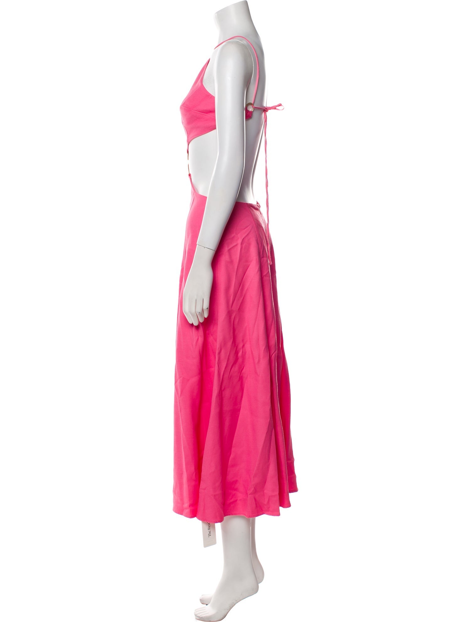 Cult Gaia Halterneck Midi Length Dress