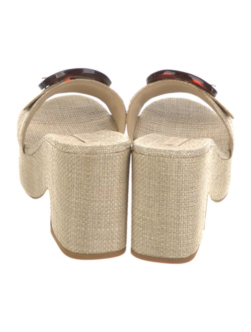 Cult Gaia Raffia Slides