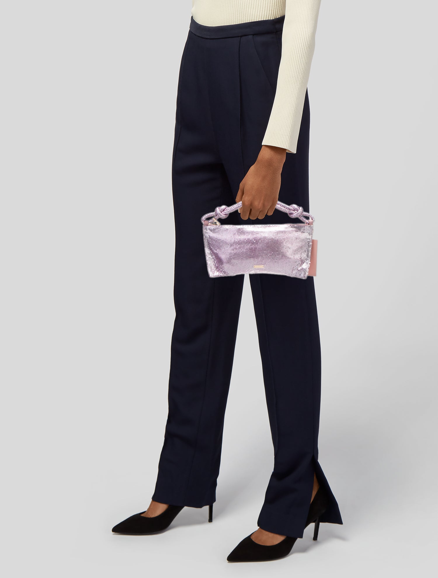 Cult Gaia Metal Top Handle Bag