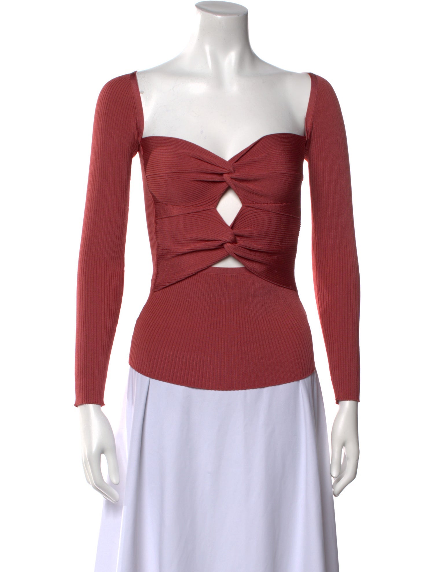 Cult Gaia Square Neckline Sweater