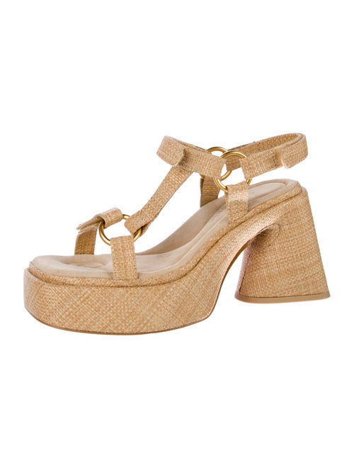 Cult Gaia Straw Sandals