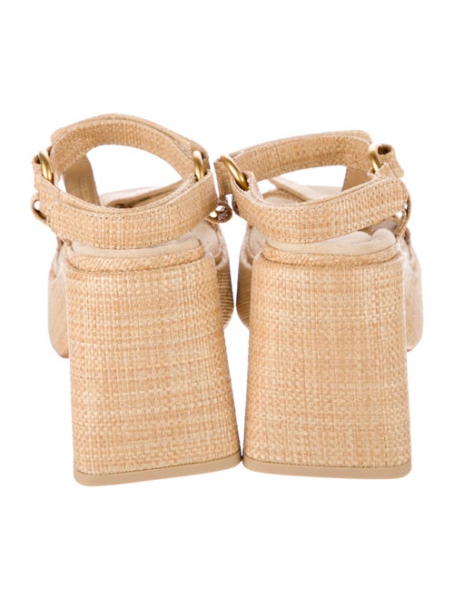 Cult Gaia Straw Sandals