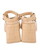 Cult Gaia Straw Sandals